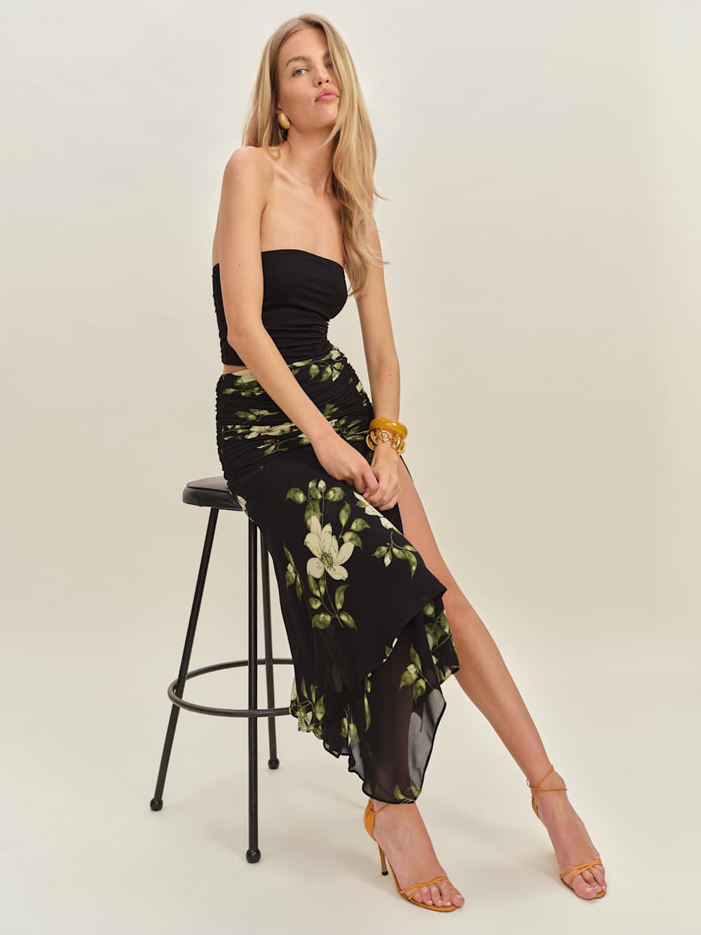 Reformation Julianna Low Waist Skirt - Mood For Love