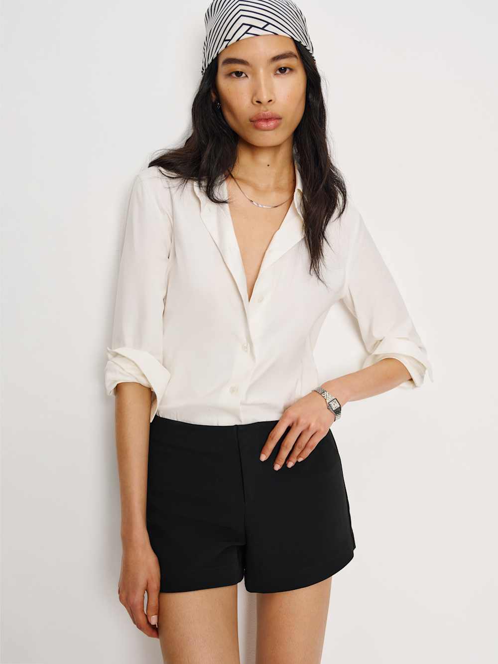 Reformation Vida Low Rise Short - Black