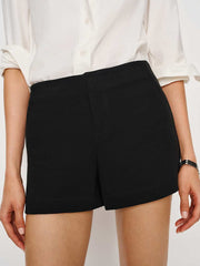 Reformation Vida Low Rise Short - Black
