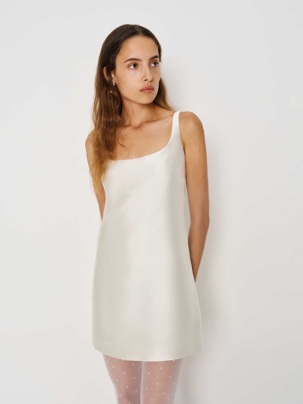 Reformation Elinda Dress - Pearl