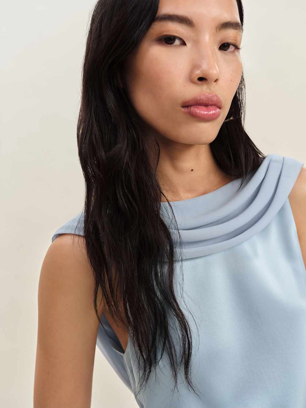 Reformation Jonelle Silk Dress - Horizon