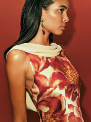 Reformation Jonelle Silk Dress - Summer Day