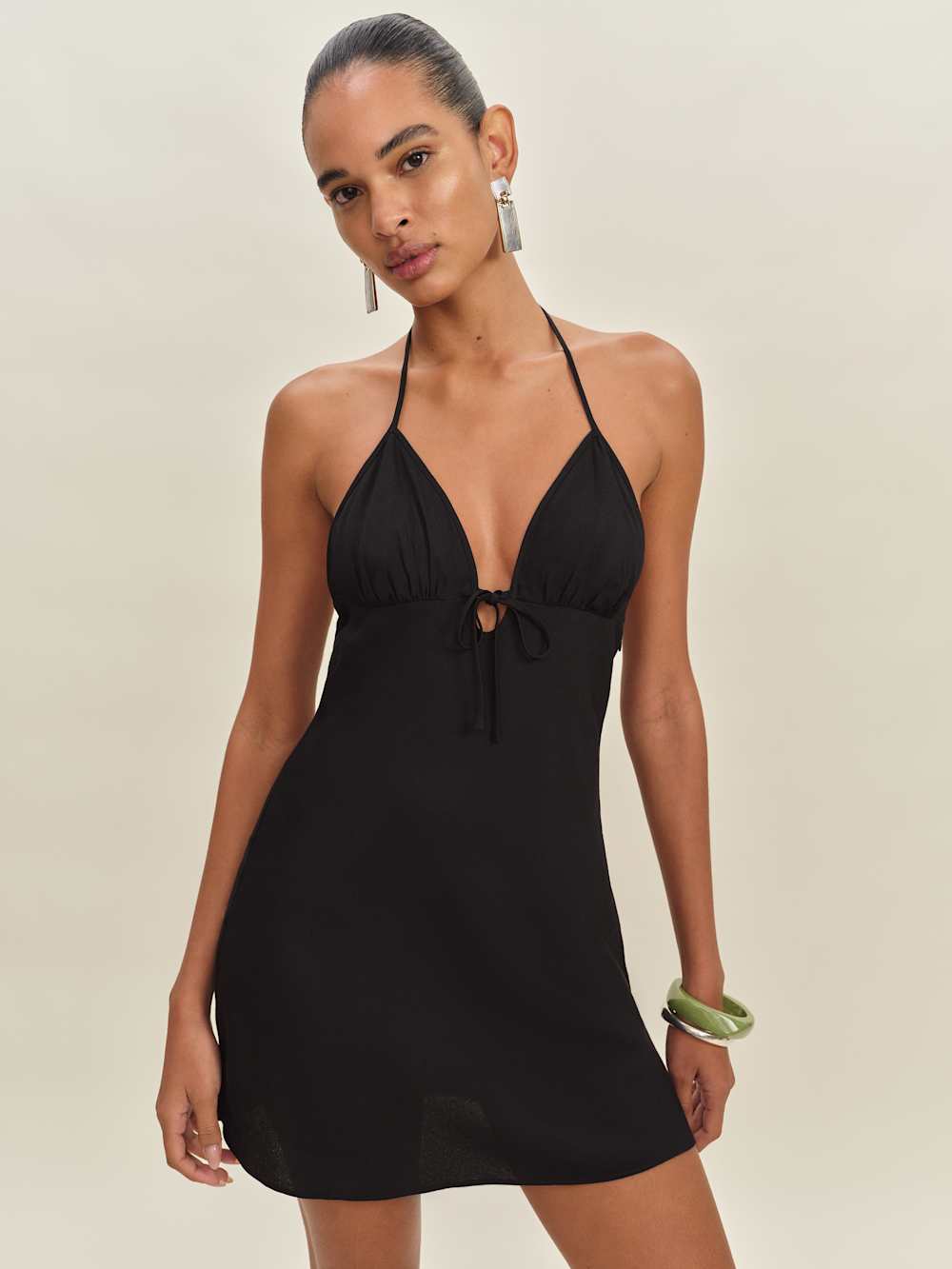 Reformation Fiora Dress - Black