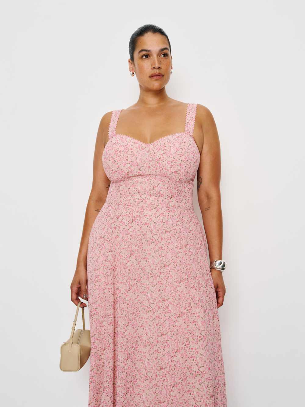 Reformation Lela Dress Es - Rosin