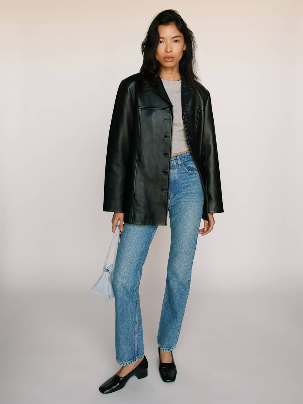 Reformation Veda Sutton Jacket - Black