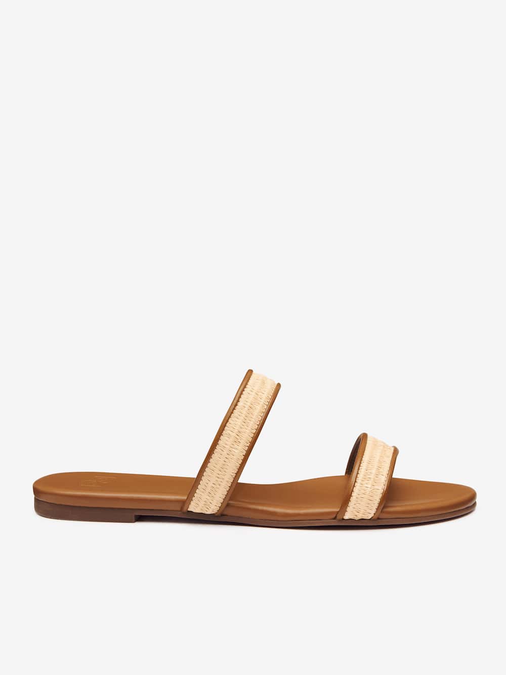Reformation Lenora Flat Sandal - Natural Raffia