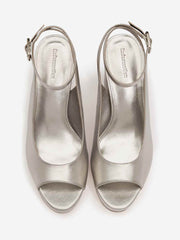 Reformation Paulette Platform Sandal - Golden Haze Leather