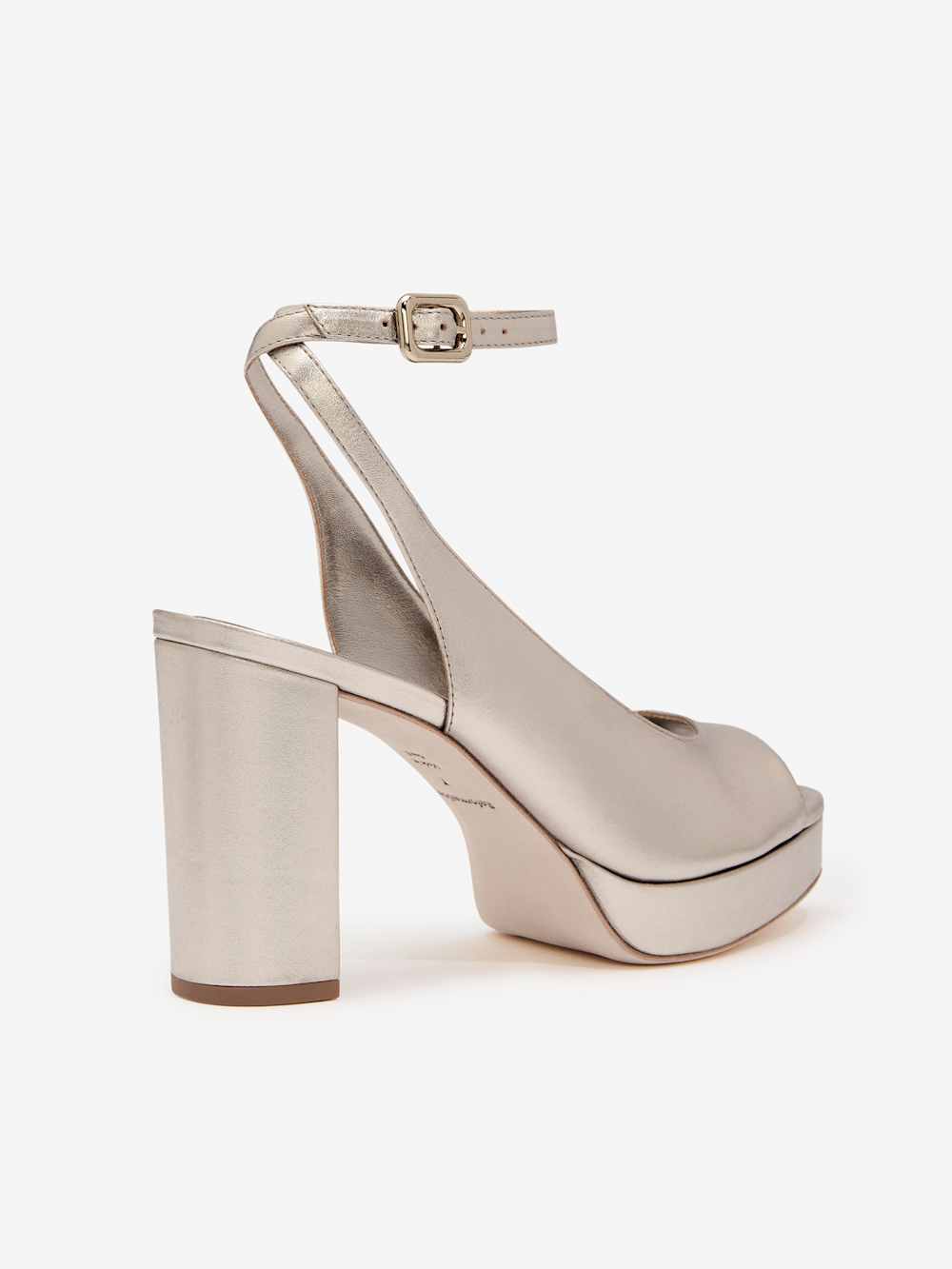 Reformation Paulette Platform Sandal - Golden Haze Leather