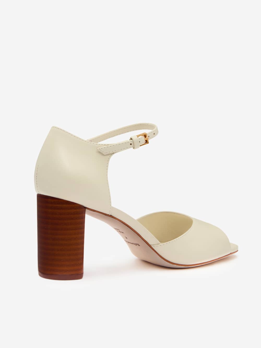 Reformation Gwendolyn Heeled Sandal - Almond Leather