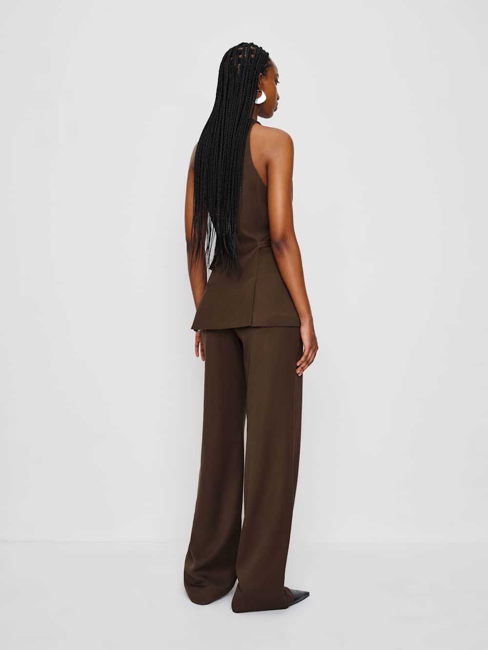 Reformation Vida High Rise Pant - Brown