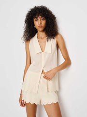 Reformation Bluebell Two Piece - Cream