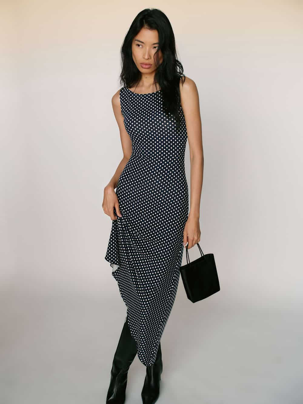Reformation Luke Knit Dress - Dream Dot
