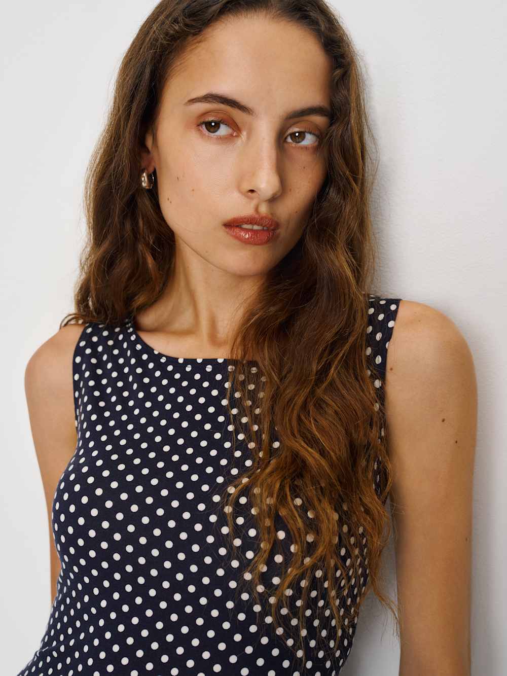 Reformation Luke Knit Dress - Dream Dot
