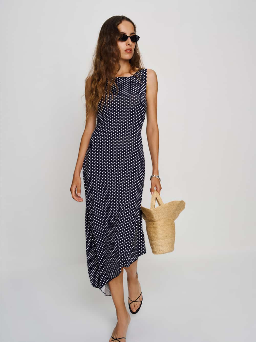 Reformation Luke Knit Dress - Dream Dot