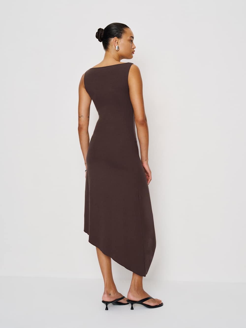 Reformation Luke Knit Dress - Mole
