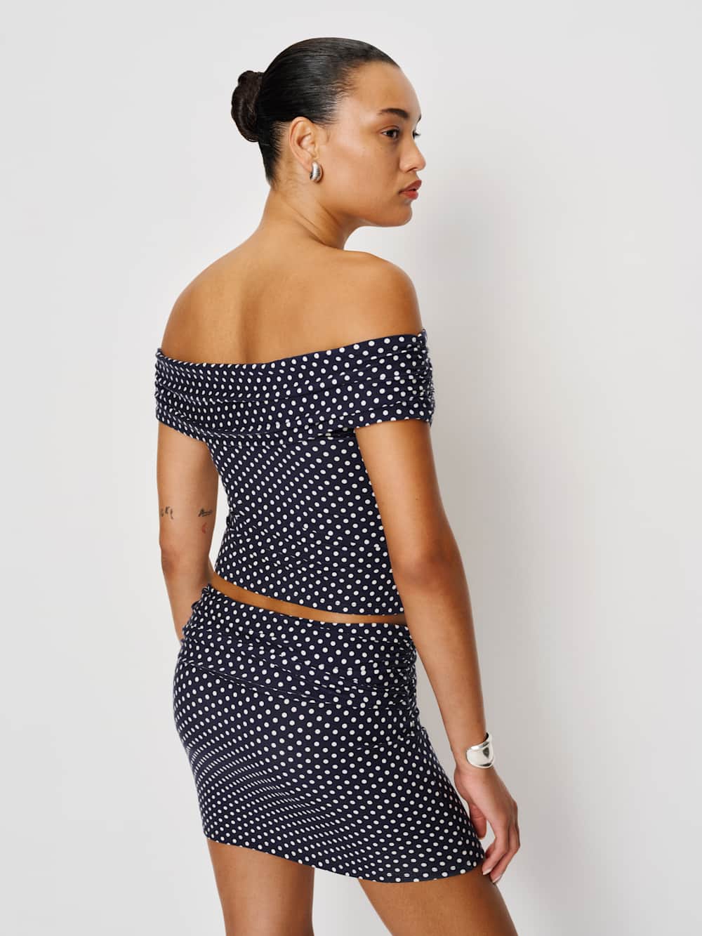 Reformation Isla Knit Two Piece - Dream Dot