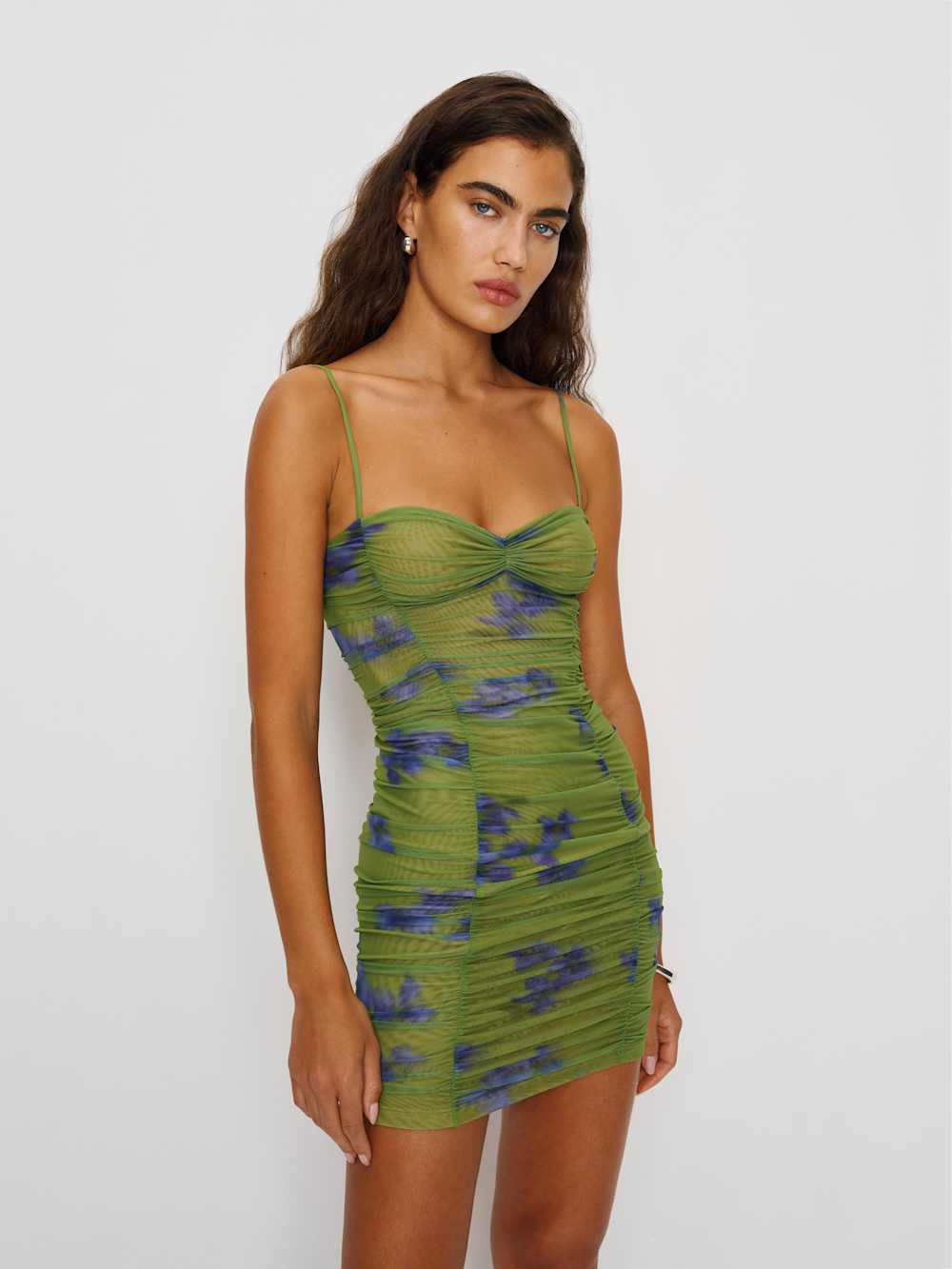 Reformation Adeline Knit Dress - Kiwi