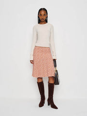 Reformation Cora Knit Skirt - Mulberry
