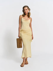 Reformation Izelle Dress - Blonde