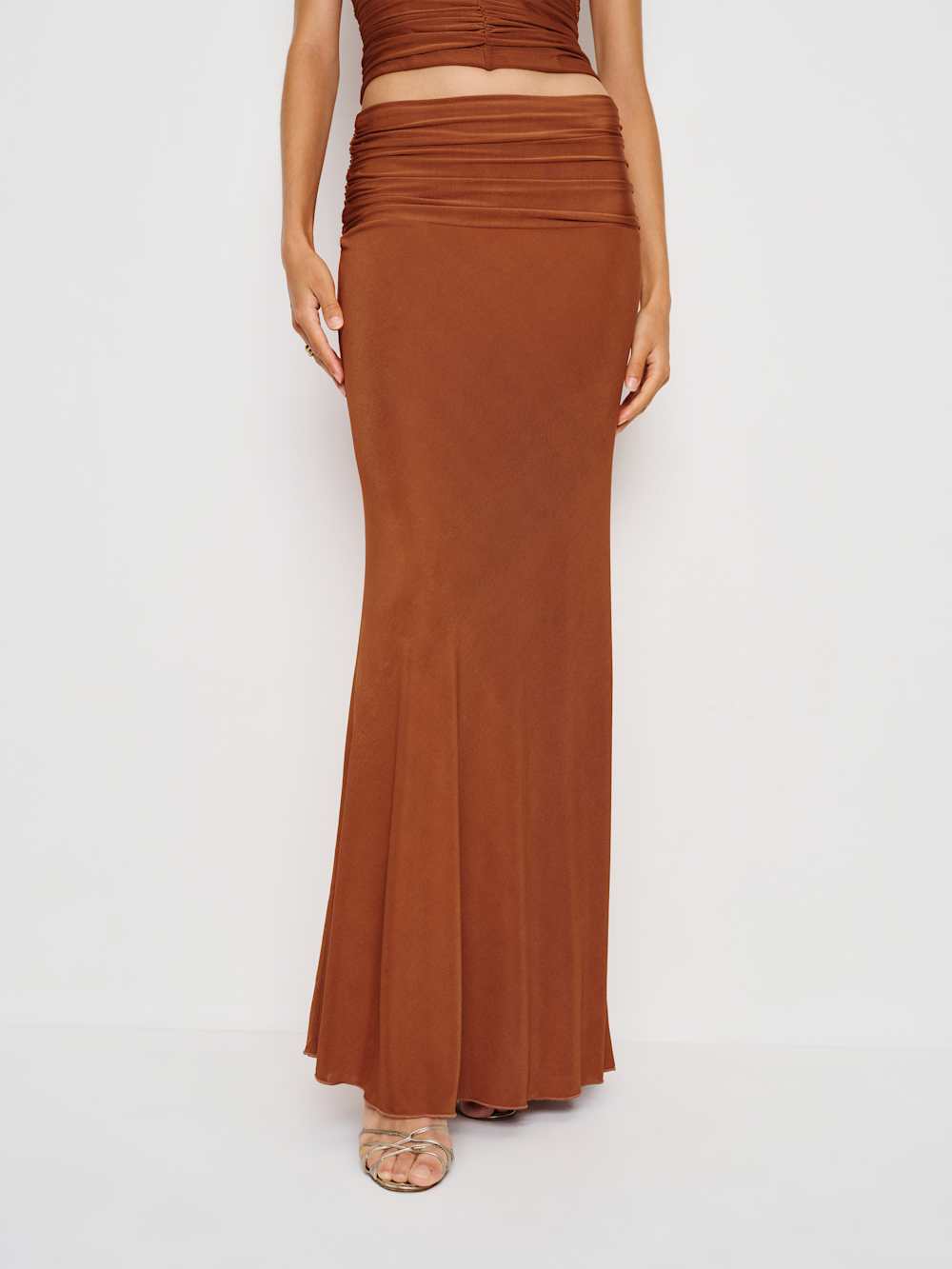 Reformation Amir Knit Two Piece - Burnt Orange