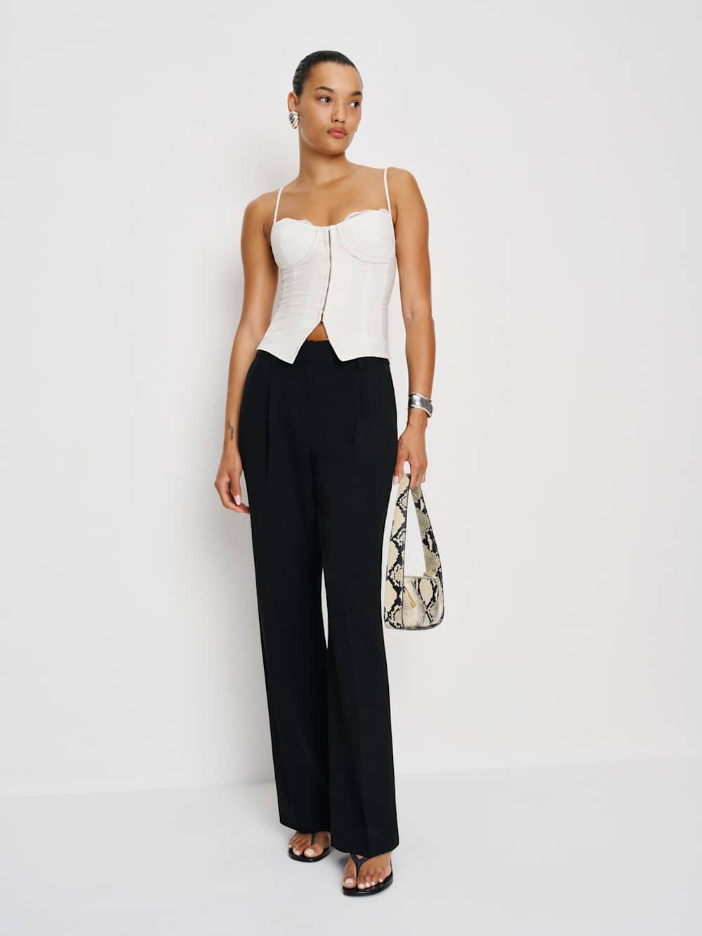 Reformation Italiana Top - White