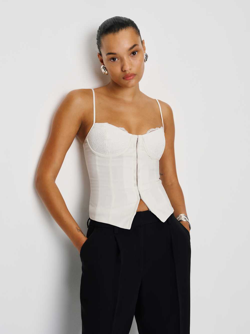 Reformation Italiana Top - White