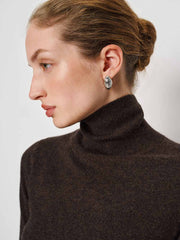 Reformation Jett Cashmere Turtleneck - Compost