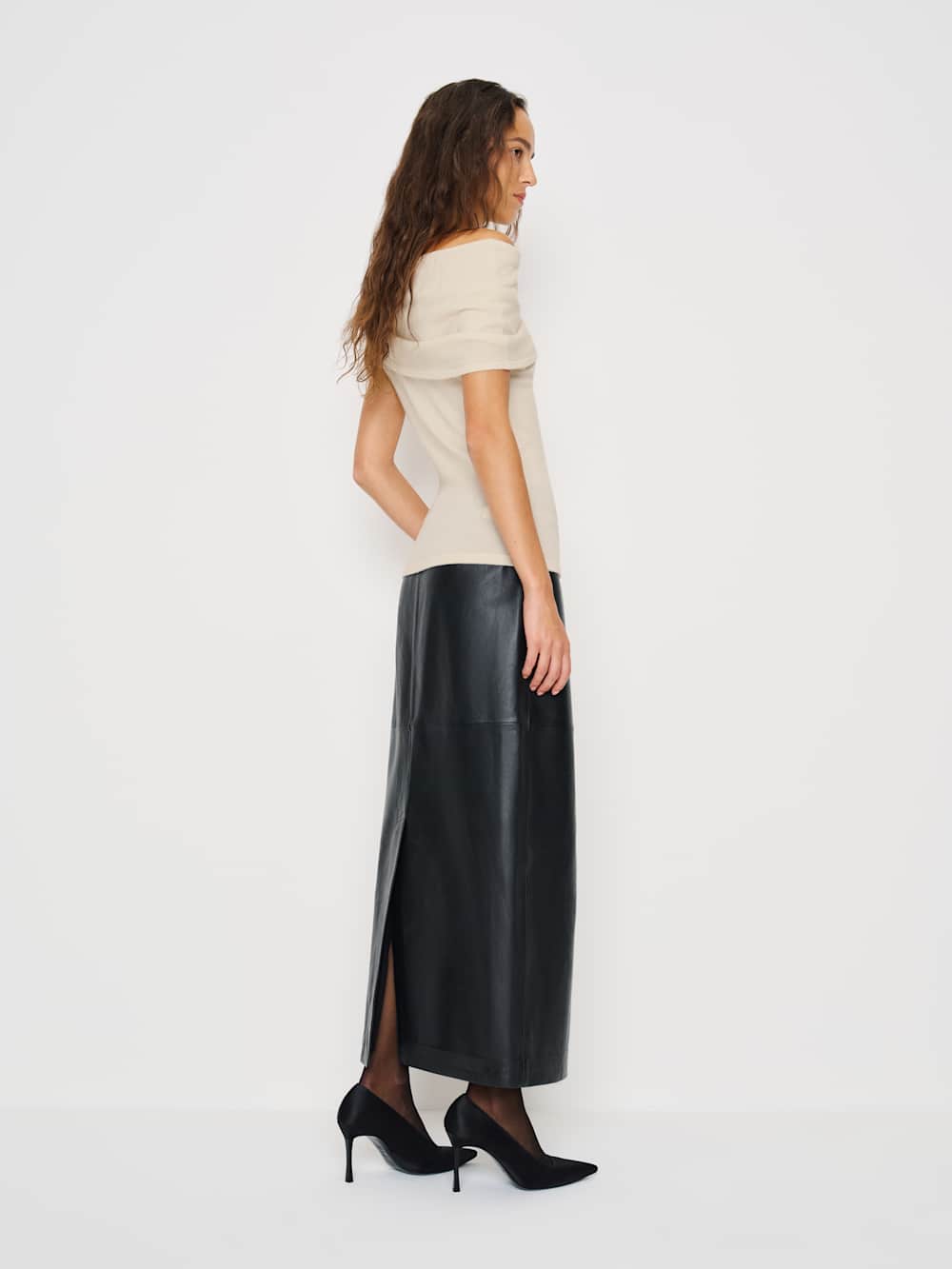 Reformation Covie Cashmere Sweater - Gossamer