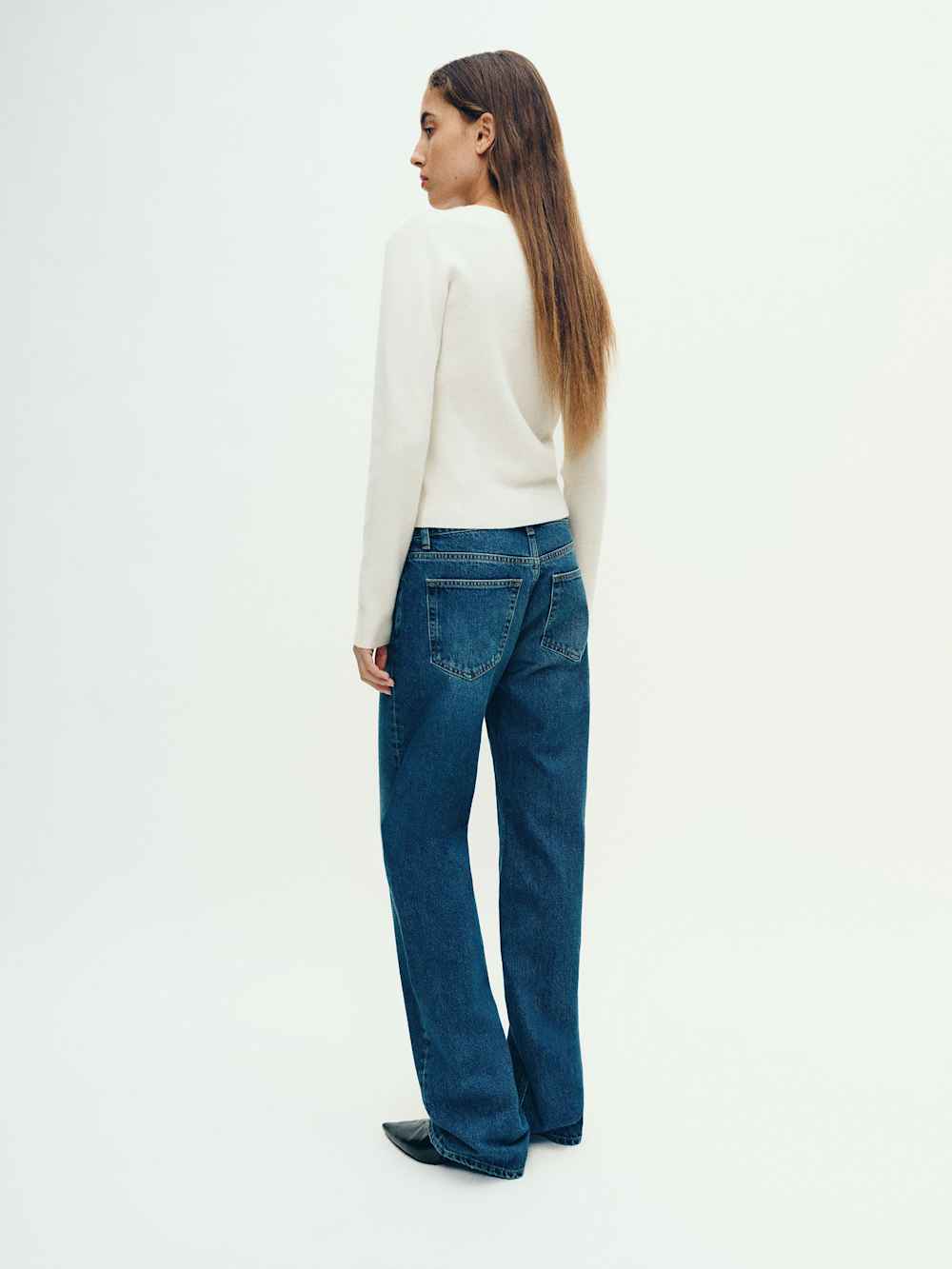 Reformation Lowen Regenerative Wool Embroidered Cardigan - Arctic