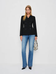 Reformation Caden Blazer - Black