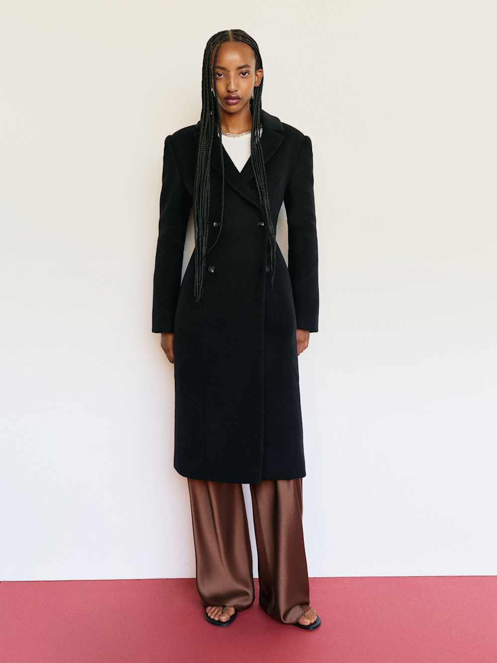 Reformation Dakota Coat - Black