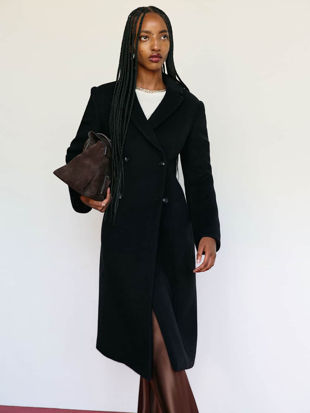 Reformation Dakota Coat - Black