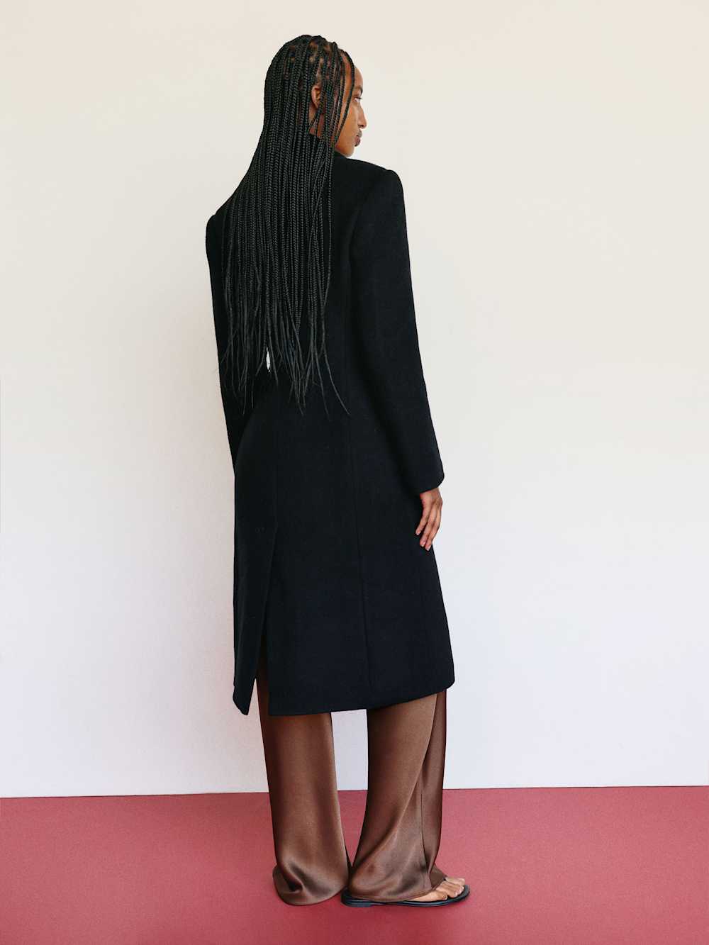 Reformation Dakota Coat - Black