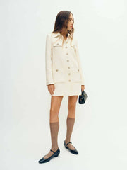 Reformation Emerson Coat - Cream