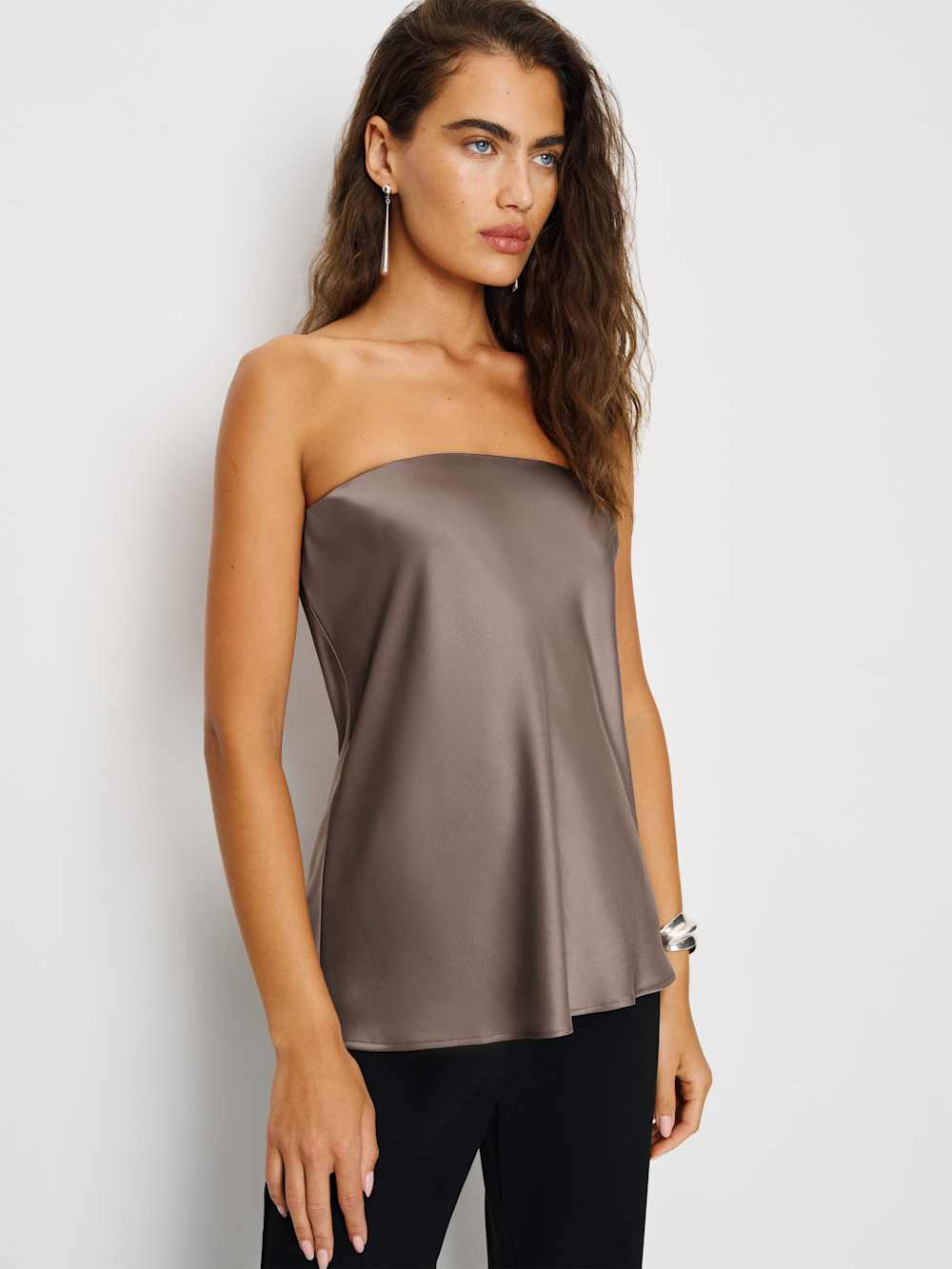 Reformation Sienna Satin Top - Magnetic