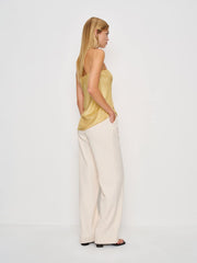Reformation Sienna Satin Top - Sunshine