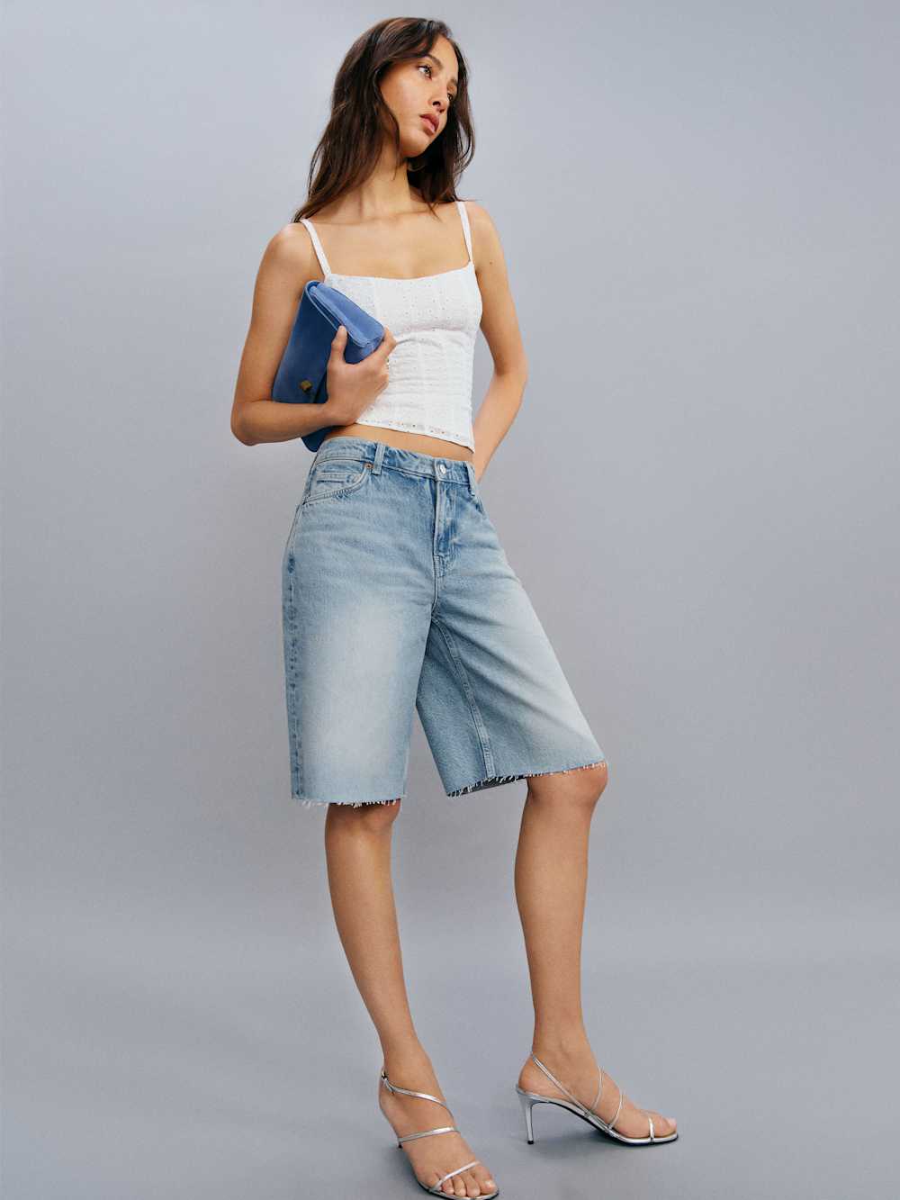 Reformation Hattie Top - White Eyelet