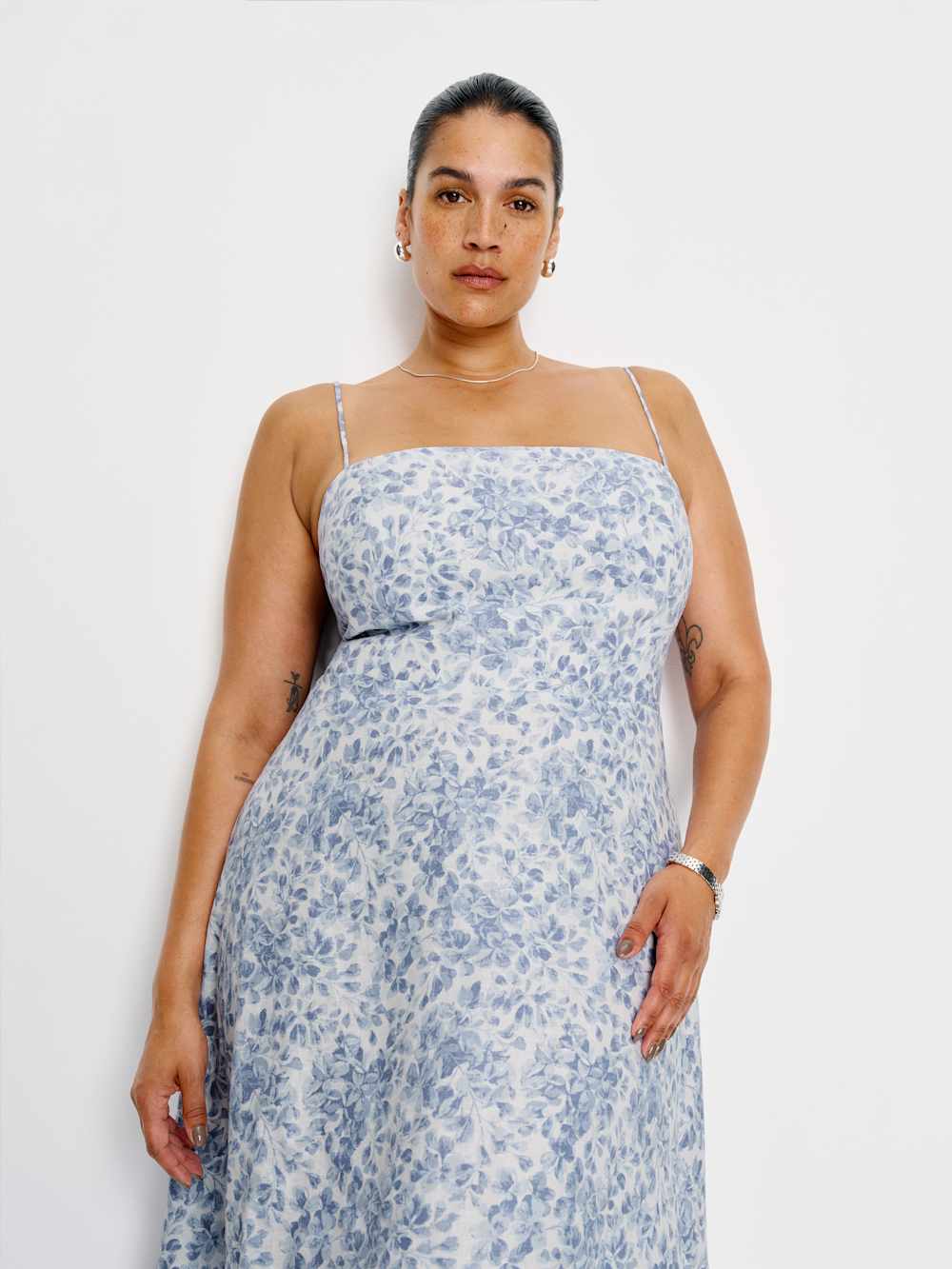 Reformation Monette Linen Dress Es - Chloe