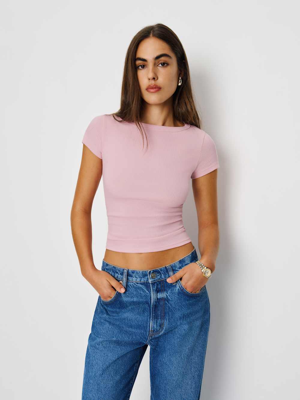 Reformation Talia Tee - Babygirl