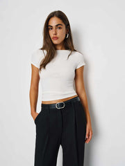 Reformation Talia Tee - White