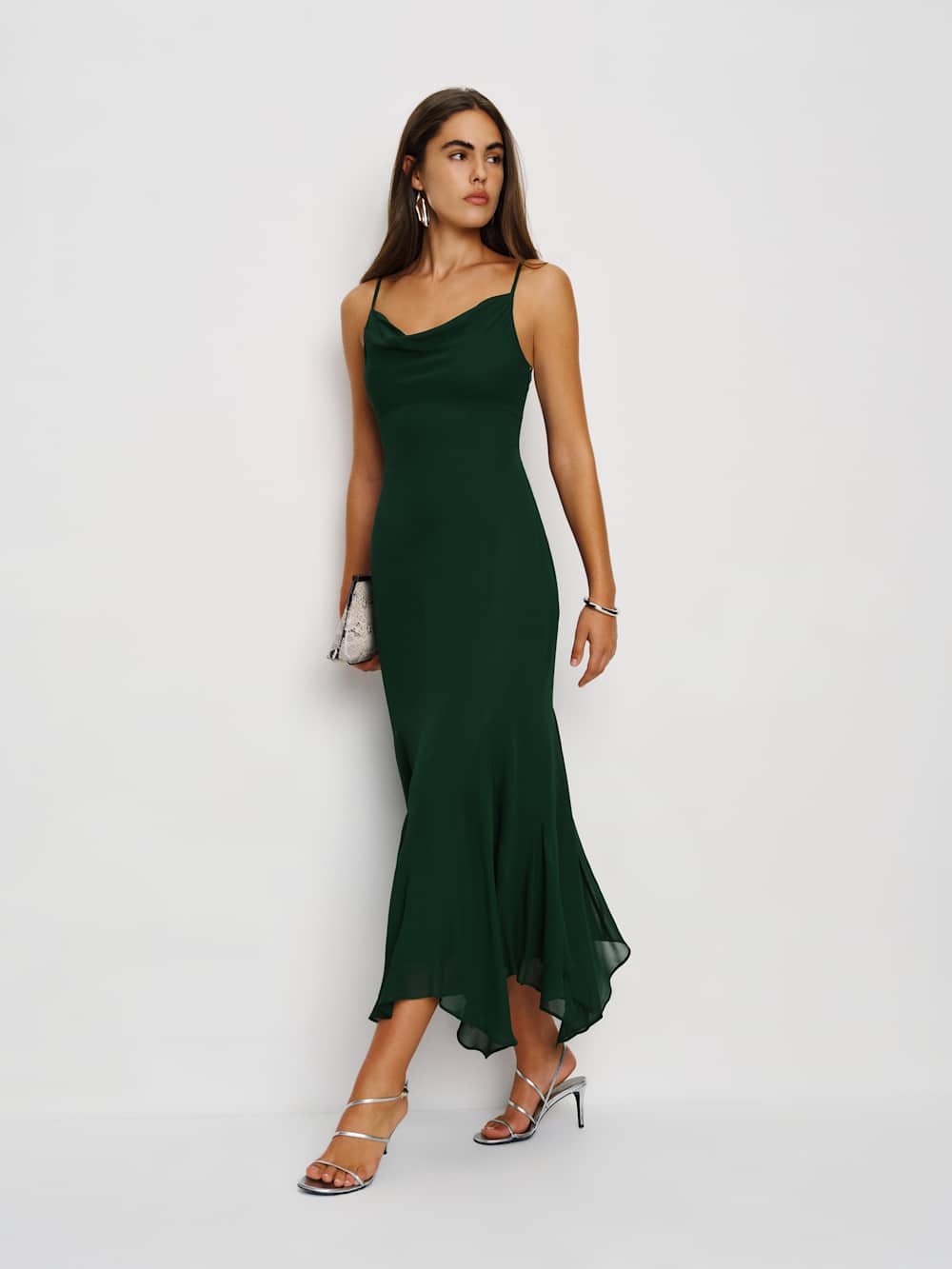 Reformation Lluvia Dress - Forest