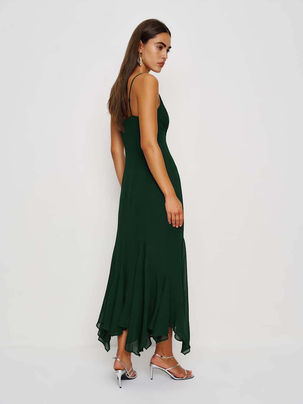 Reformation Lluvia Dress - Forest