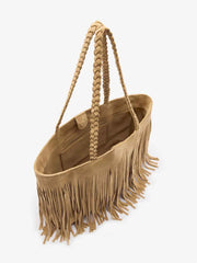 Reformation Luna Tote Bag - Hazel Suede