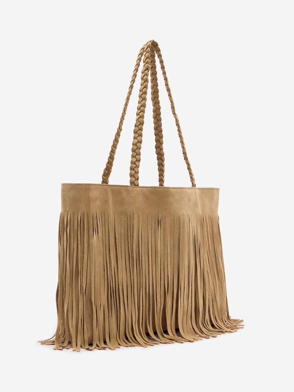 Reformation Luna Tote Bag - Hazel Suede