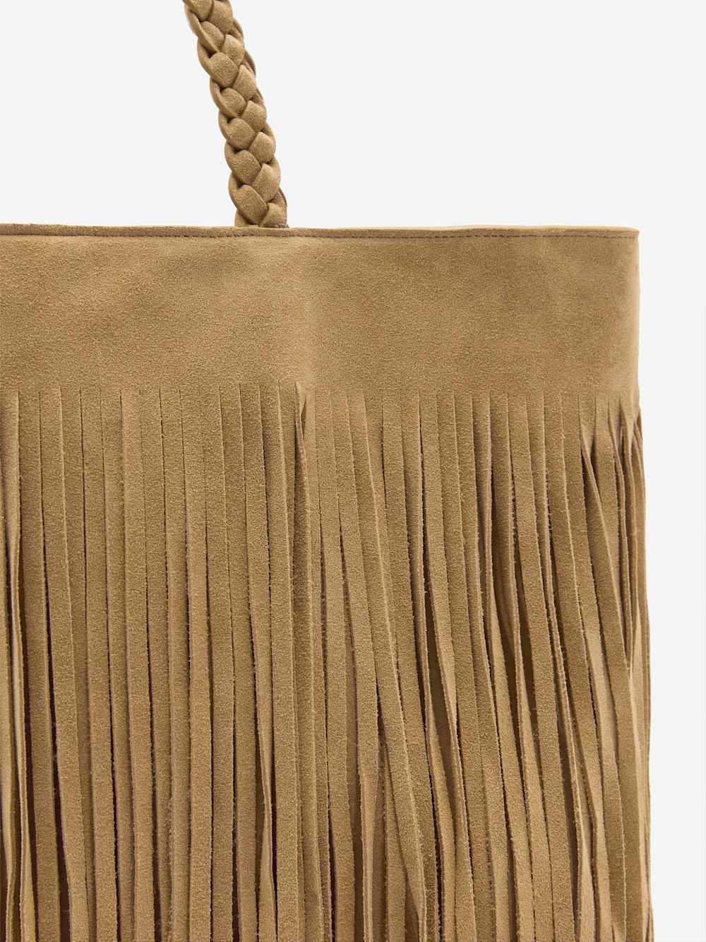 Reformation Luna Tote Bag - Hazel Suede