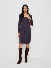 Reformation Davi Knit Dress - Indigo Girl