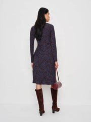 Reformation Davi Knit Dress - Indigo Girl