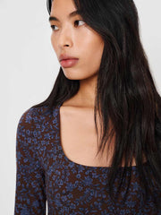 Reformation Davi Knit Dress - Indigo Girl