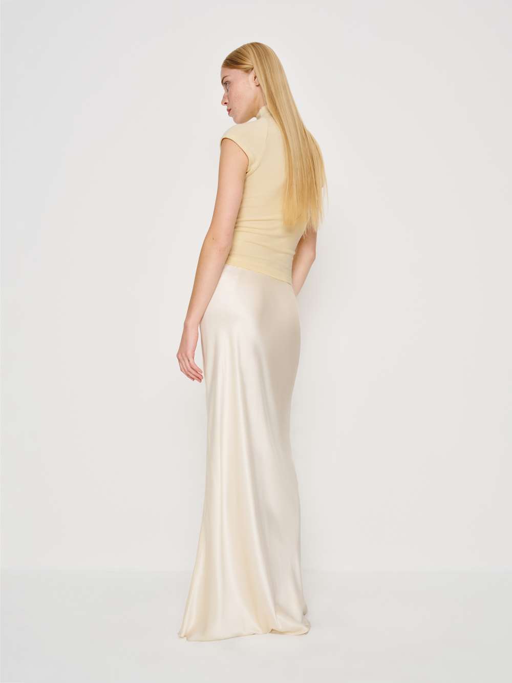 Reformation Pien Knit Top - Custard