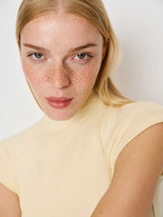 Reformation Pien Knit Top - Custard